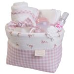 Canastilla-Muñeco-Bebe-de-Tela-de-Flores-y-Vichy