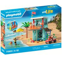 Playmobil My Life Torre Vigilancia con Coche Playa