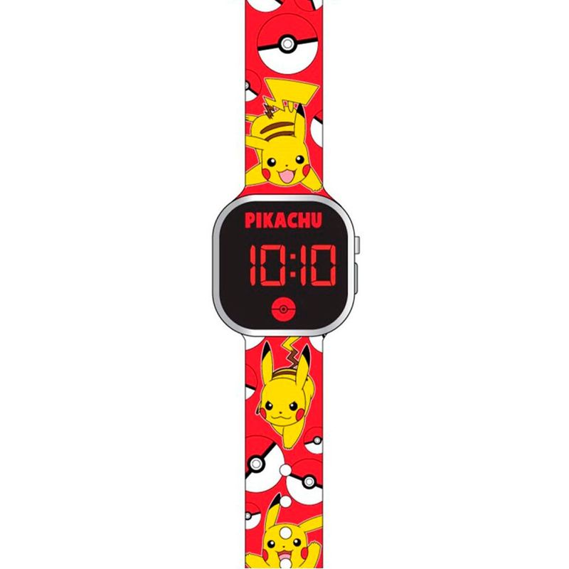 Pokemon-Reloj-Digital-LED-Pikachu