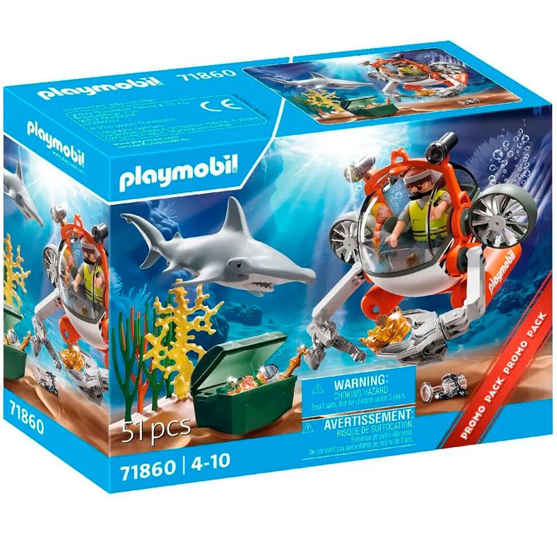 Playmobil-Busqueda-del-Tesoro-con-Submarino