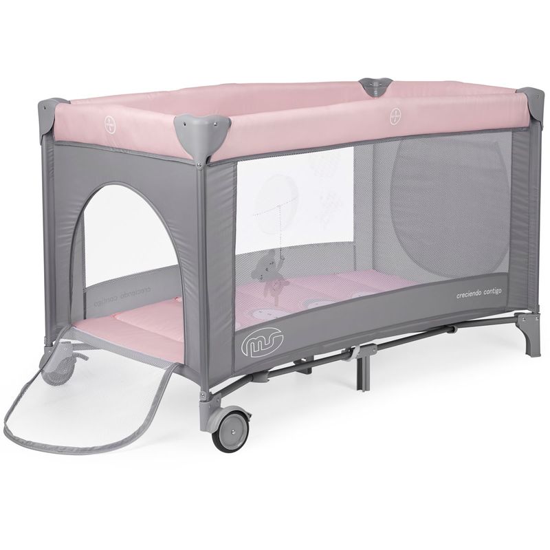 Cuna-de-viaje-dos-alturas-Complet-Rosa_3