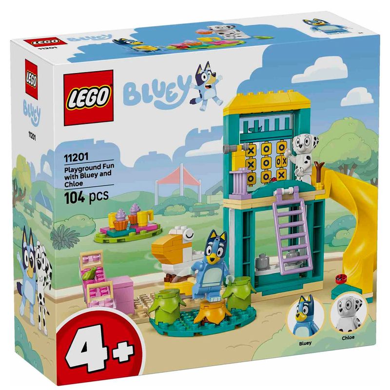 Lego-Bluey-Diversion-en-el-Parque-de-Juegos-con-Bluey-y-Chloe