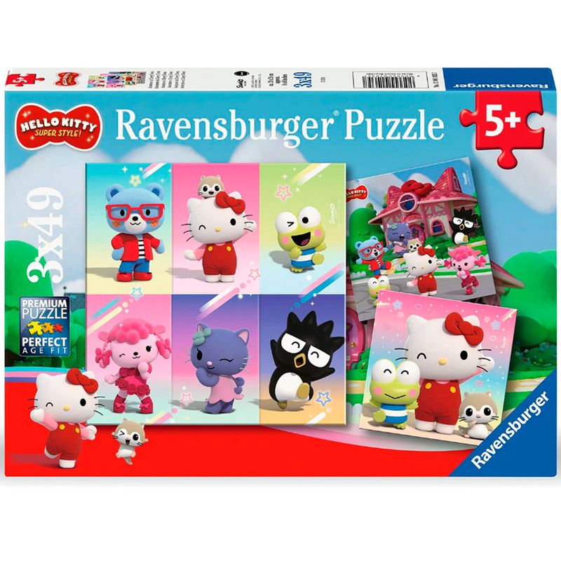 Hello-Kitty-Puzzle-3x49-Piezas