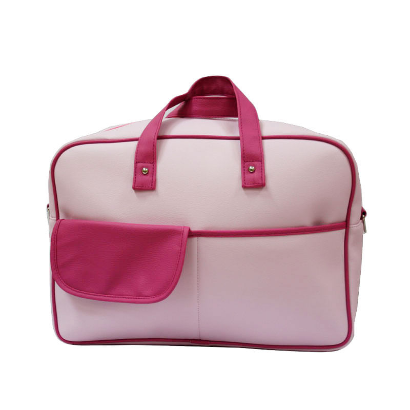 Bolso-Maternal-hospital-Polipiel-Rosa-y-Fucsia