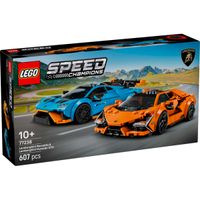 Lego Speed Champions Lamborghini Revuelto y Huracán STO