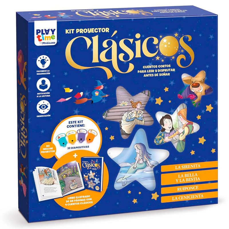 Pack-Cuentos-Clasicos--Sirenita-Bella-y-la-Bestia-Ruiponce-y-Cenicienta