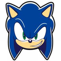 Sonic Cojín Cara 3D