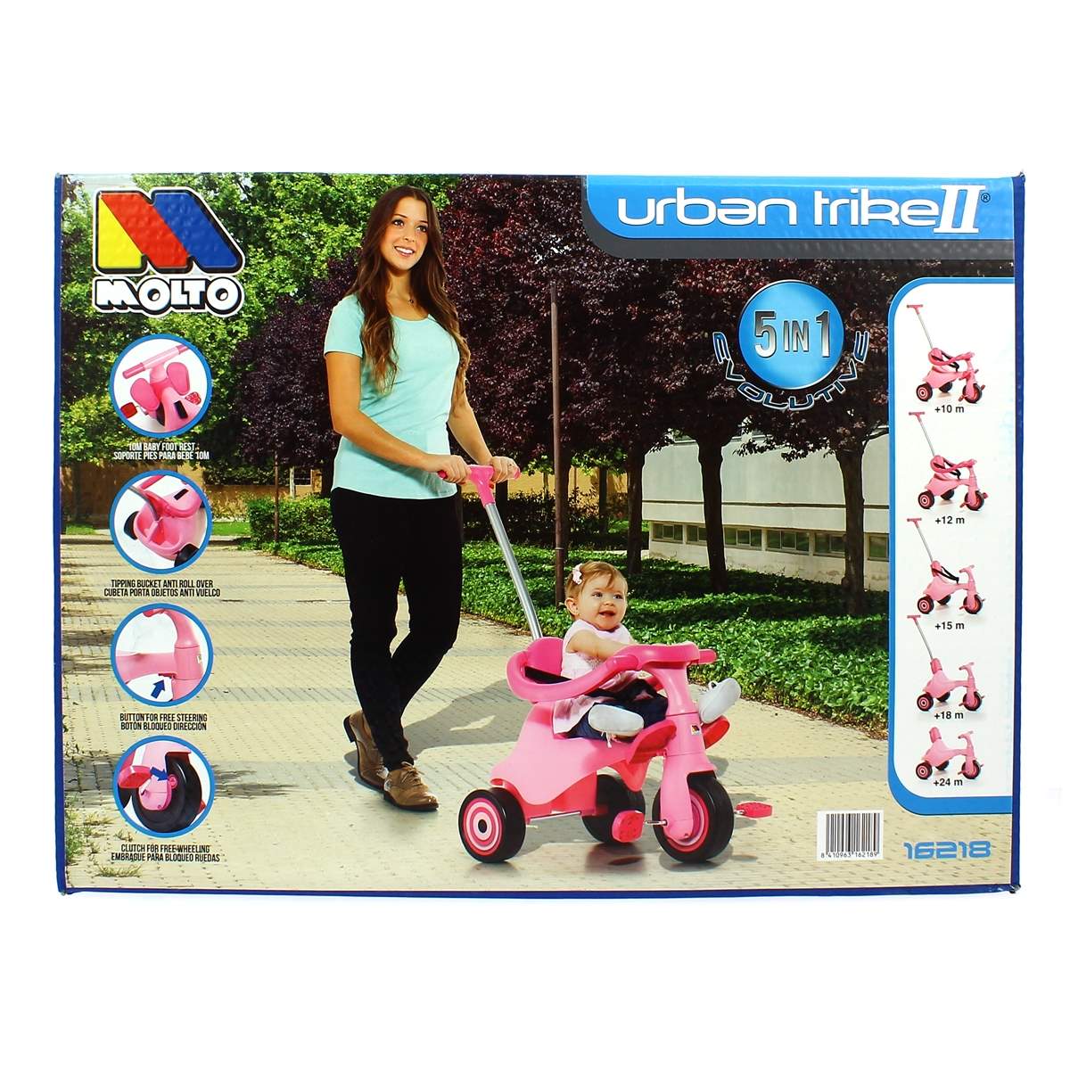 Triciclo Urban Trike II Rosa Drim