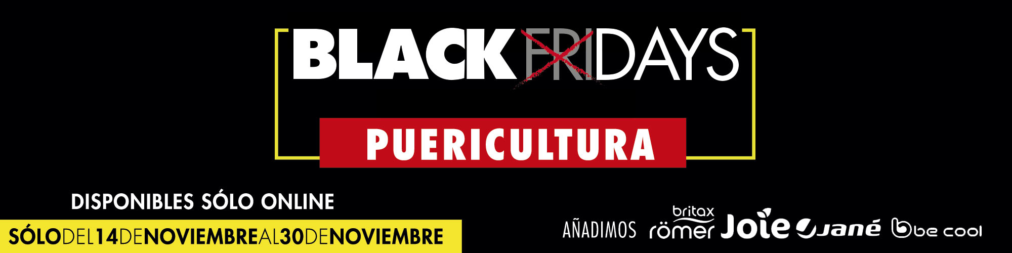 black friday puericultura